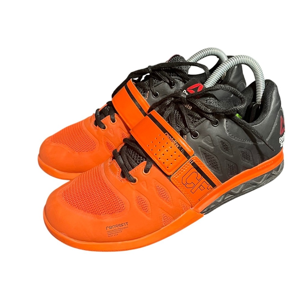 Reebok Men’s Orange and Black CrossFit Training Shoes